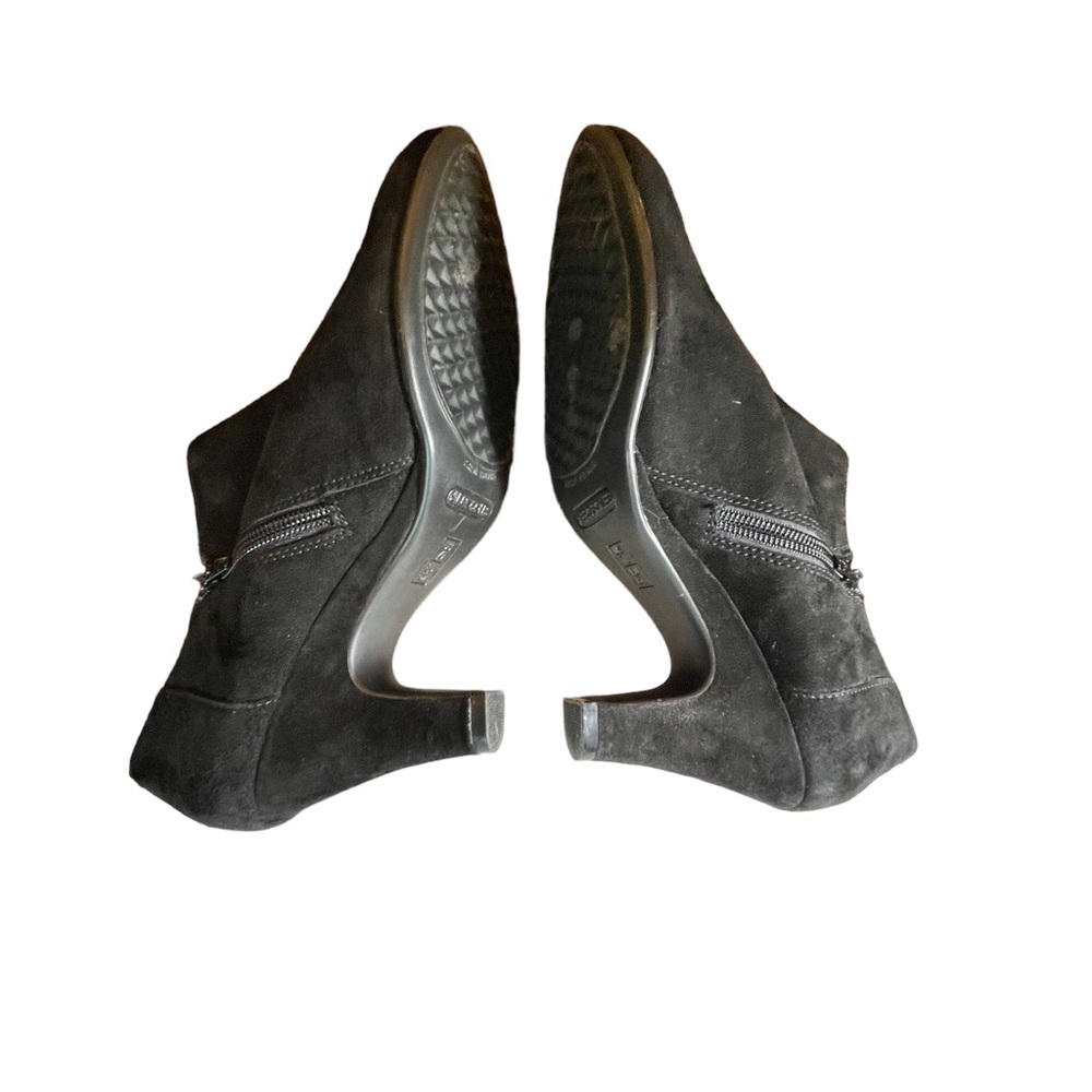 Aerosoles Black Suede Slip On Heels Womens Shoes Size 7.5 - Picture 11 of 15